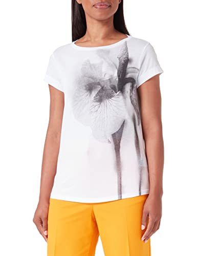 Sisley Women's 3BBQL100V T-Shirt, White 101, S