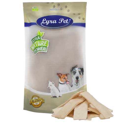 Lyra Pet® 10 kg Kauchips 10000 g aus Büffelhaut zur Zahnflege wie Kauknochen Dörrfleisch Rind