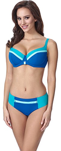 Feba Figurformender Damen Bikini F06A (Muster-343, Cup 75D / Unterteil 38)