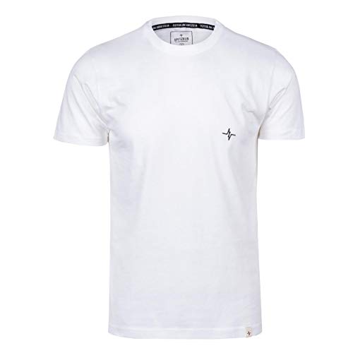 Spitzbub Herren T-Shirt Kurzarm Shirt Weiß, Henri, 3XL