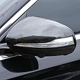 1 Paar Carbon-Faser-Spiegel-Abdeckung for Mercedes Benz C/E/GLC/S-Klasse W205 W213 W222 X253