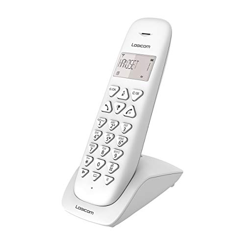 Telefon Fixed Wireless - Schnurlostelefon mit Anrufbeantworter - Solo - Analoge Telefone und DECT - Logicom Vega 155T Wireless-Festnetz mit Weiß Answering