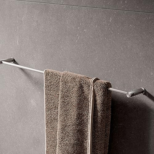 Handtuchstange 80 cm aus Edelstahl, verschraubt, Handtuchhalter - PHOS Design