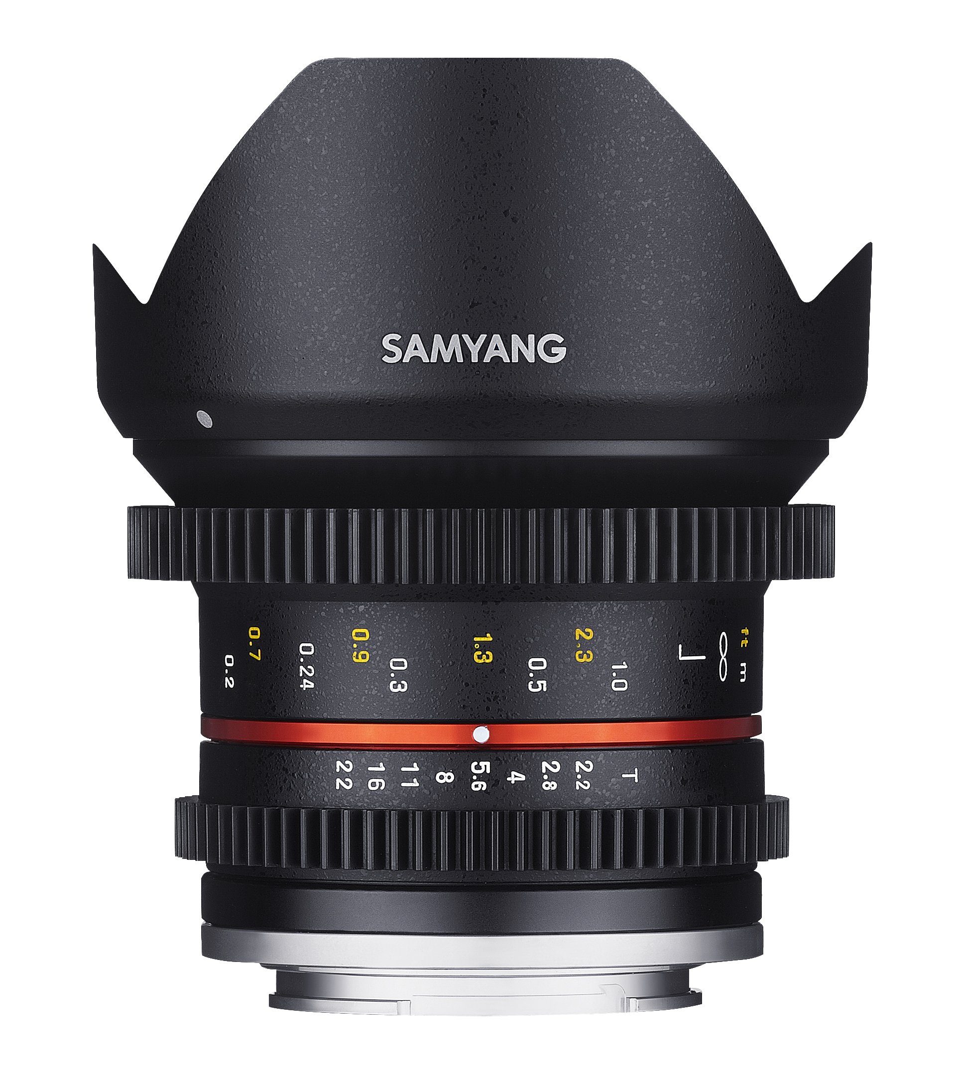 Samyang 12 mm, manueller Fokus T2.2 VDSLR Video-Objektiv für Canon M