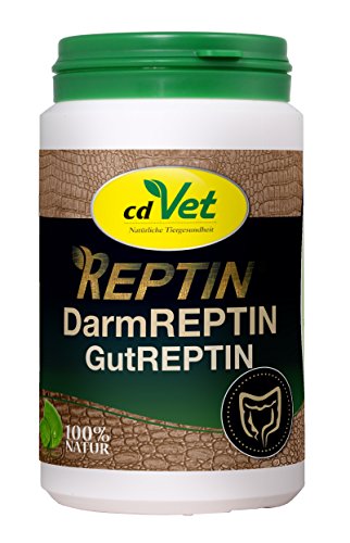 cdVet Naturprodukte DarmREPTIN 180 g - Reptilien - Unterstützung der Darmflora - bei Verdauungsproblemen - Verbesserung der Nähr- und Vitalstoffaufnahme - Winterruhe - Durchfälle - Darmbelastungen -