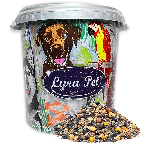 Lyra Pet® 10 kg Streufutter aus der ALB-MÜHLE Allzweck-Mix Wildvogelfutter Vogelfutter Wildvögel Vögel Fettfutter in 30 L Tonne
