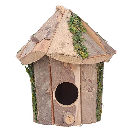 Bird Supplies Innovatives Vogelhaus aus Holz zum Aufhängen, klein, exquisit für den Außenbereich, Gartenarbeit, Hof