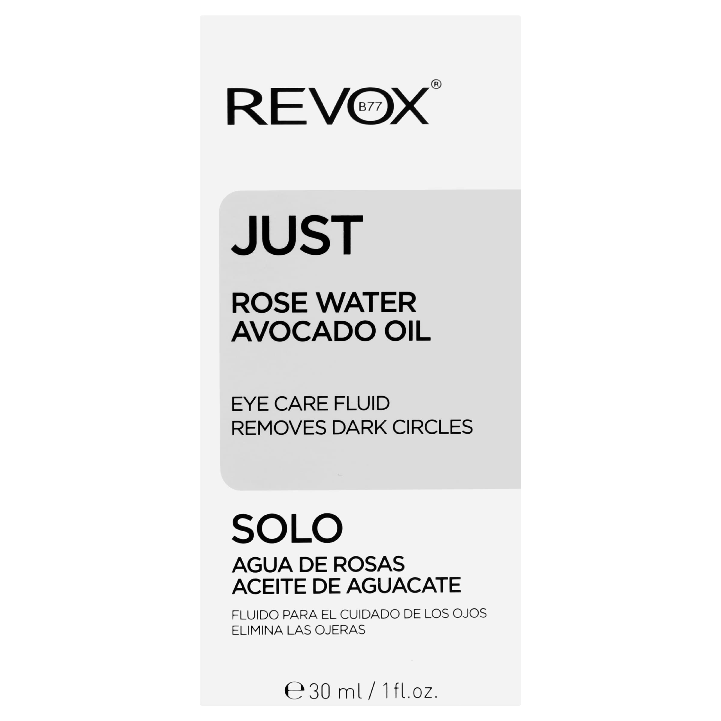 Revox - *JUST* - Flüssige Augenpartie Rosenwasser und Avocadoöl