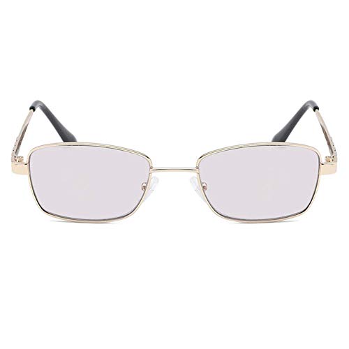 FDHGVCXZ Lesebrille für Männer, intelligente photochrome Sonnenbrille, Fern- und Nah-Dual-Use/Progressive Multi-Fokus, Zoom-Brille,+100 (400)
