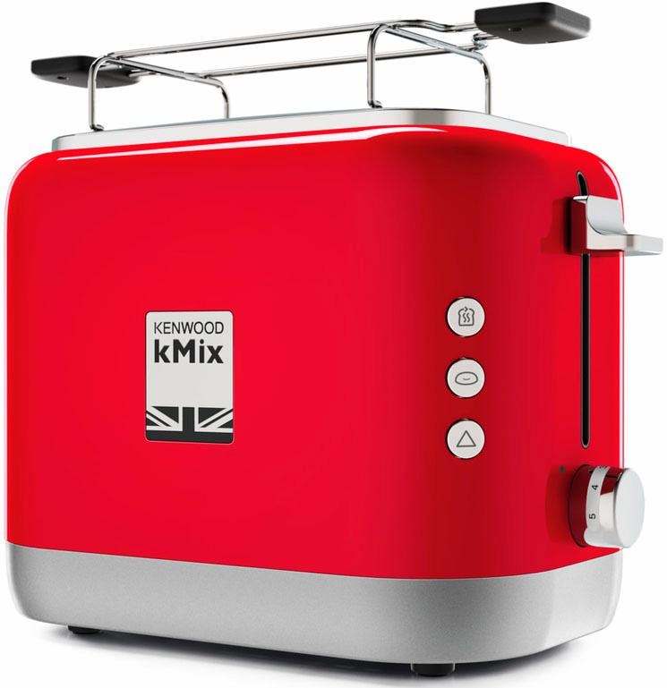 KENWOOD Toaster "TCX751RD", 2 kurze Schlitze, für 2 Scheiben, 900 W