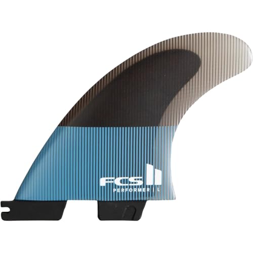 FCS Surf Finnen II Performer PC Quad Retail Fi, Größe:L, Farben:Tranquil Blue