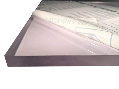 2-15mm Makrolon Lexan POLYCARBONAT Platte Scheibe millimetergenauer Zuschnitt kostenlos UV-Schutz (5mm, 800x500mm)