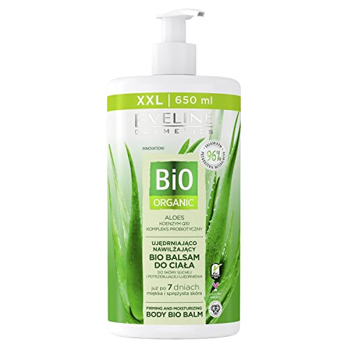 Eveline Cosmetics Bio Organic Straffender und feuchtigkeitsspendender Bio Körperbalsam mit Aloe Vera