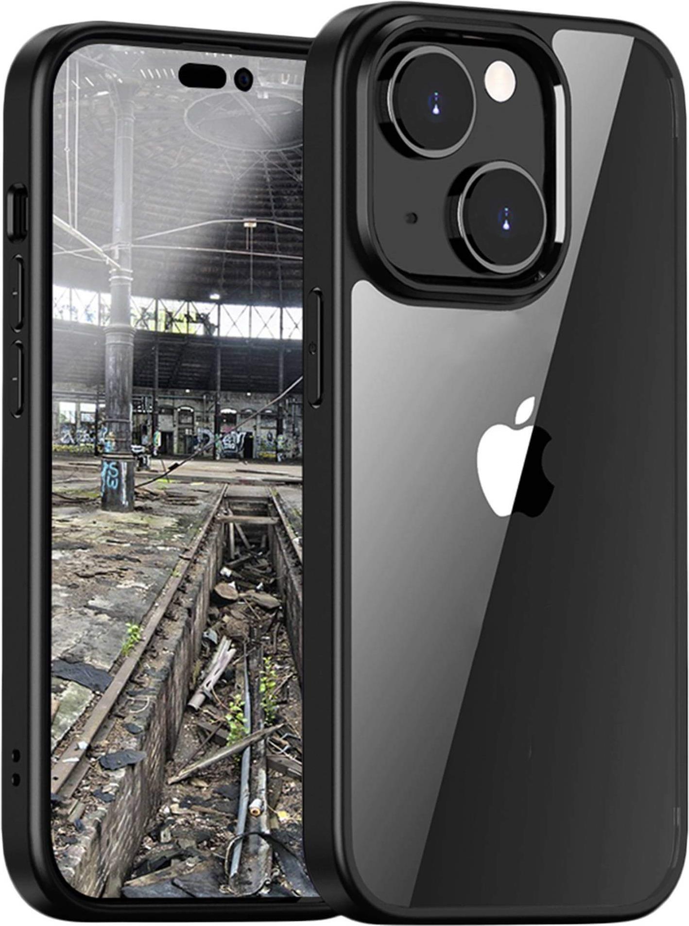 JT Berlin Pankow Hybrid Backcover Apple iPhone 13 Schwarz, Transparent