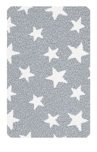 Meusch 2704913519 Badteppich Stars, 60 x 90 cm, nebel
