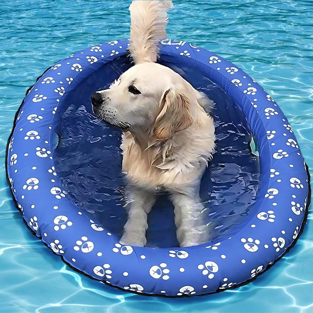 Ginkago Aufblasbar Schlauchboot Hunde Boot Haustier Luftmatratze Schwimmbad Strand Spielzeug