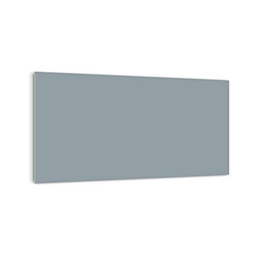 DekoGlas Küchenrückwand 'Grau Einfarbig' in div. Größen, Glas-Rückwand, Wandpaneele, Spritzschutz & Fliesenspiegel