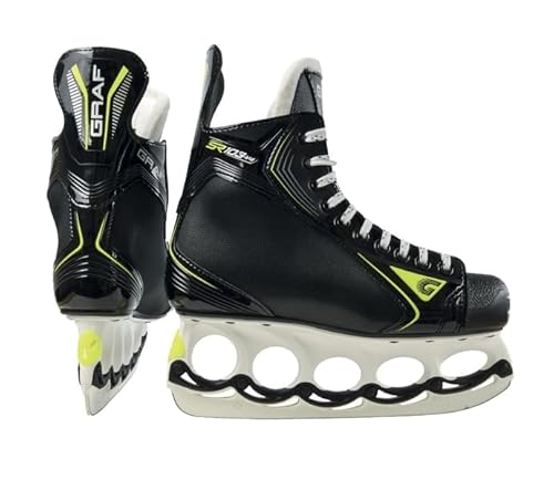 GRAF Super G 103 V4 Skate mit T-Blade System Modell 2020 Inclusive Kufenschoner, Größe:10.5 = 45 1/3