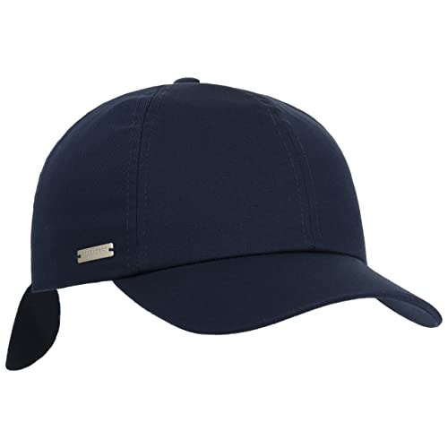 Seeberger Uni Cotton Damencap Basecap Baseballcap Sonnencap Baumwollcap (One Size - dunkelblau)