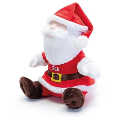 Trudi Weinachtsmann sitzt Santa Claus Puppe Plüsch. Stuffed Doll Sankt Nikolaus Geschenk | 28x32x25cm Große XL | Christmas | Modell 29629