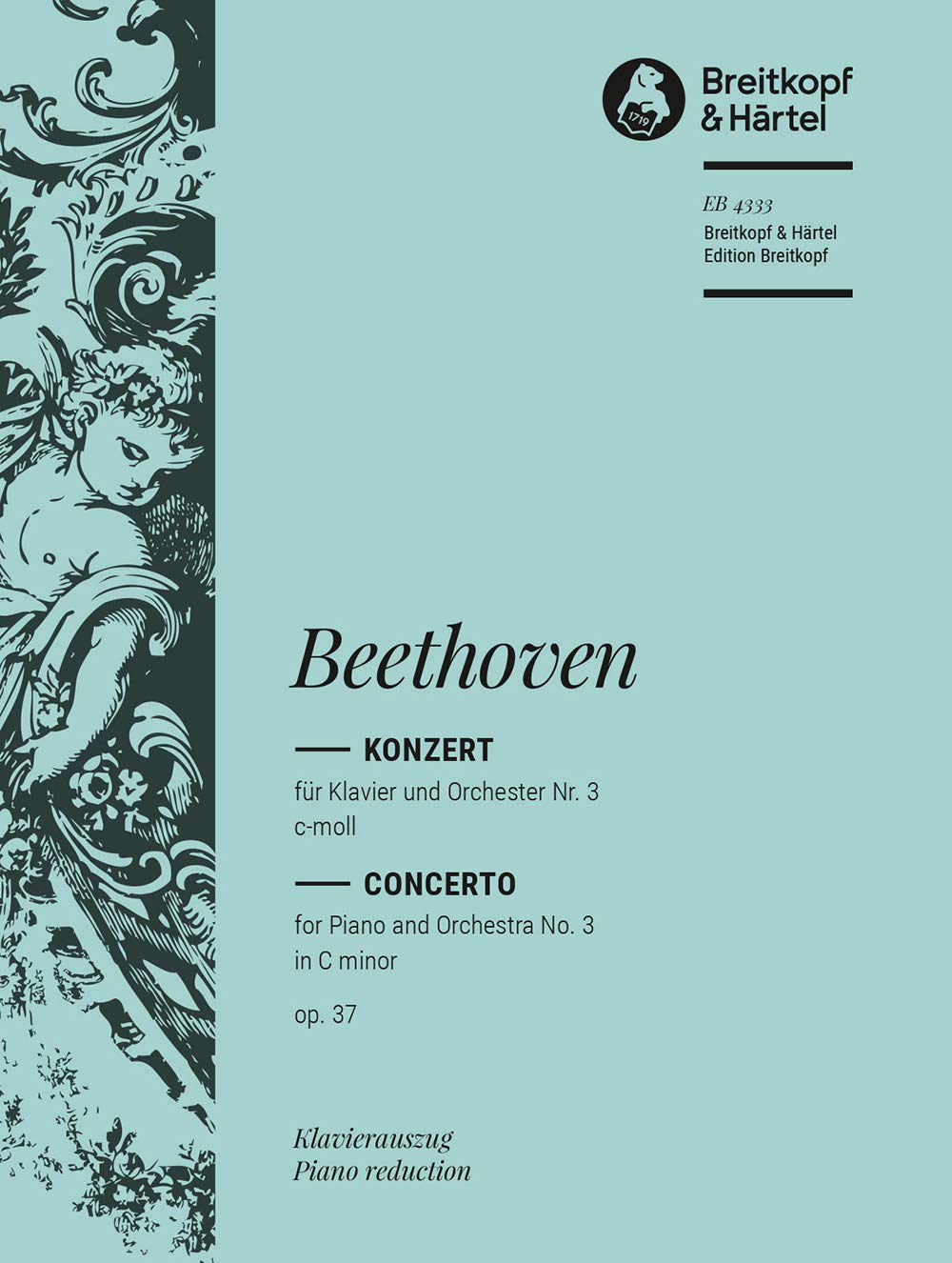 Klavierkonzert Nr.3 c-moll op. 37 - Ausgabe von Eugen d'Albert für 2 Klaviere (EB 4333)