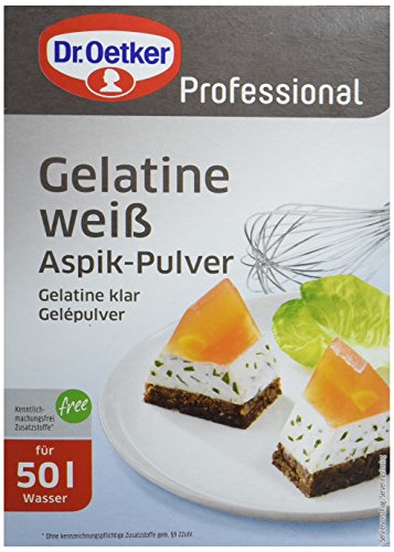Dr. Oetker Professional Gelatine, gemahlen, weiß, 1 kg
