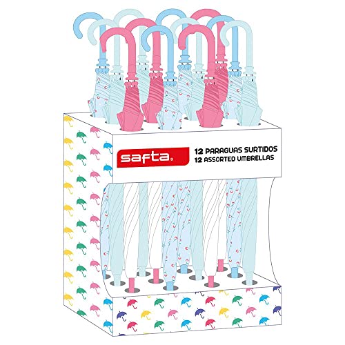 safta - Regenschirmständer, robust, leicht, langlebig, hohe Qualität, 41 x 20 x 33 cm, mehrfarbig, bunt, Estándar, Casual
