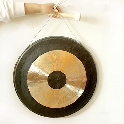 SciAza gong klingel klangschalen percussion instrumente musikinstrument Die Eröffnung der Gong Gong 30-70Cm Gong Gong Portage-Feier. Feierliche Aktivitäten(Color:70cm,Size:)