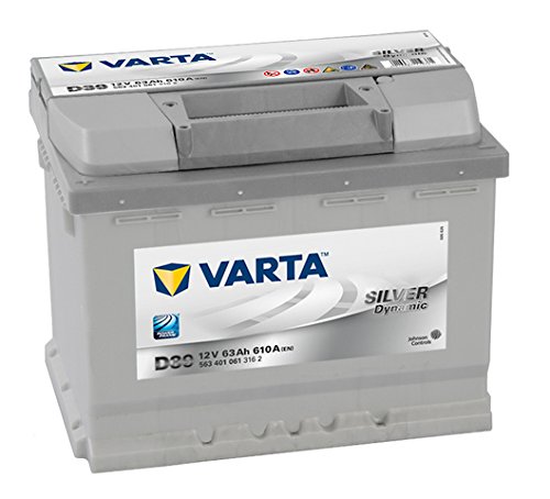 VARTA Silver Dynamic Autobatterie D39, 563 401 061, 63 Ah, 610 A
