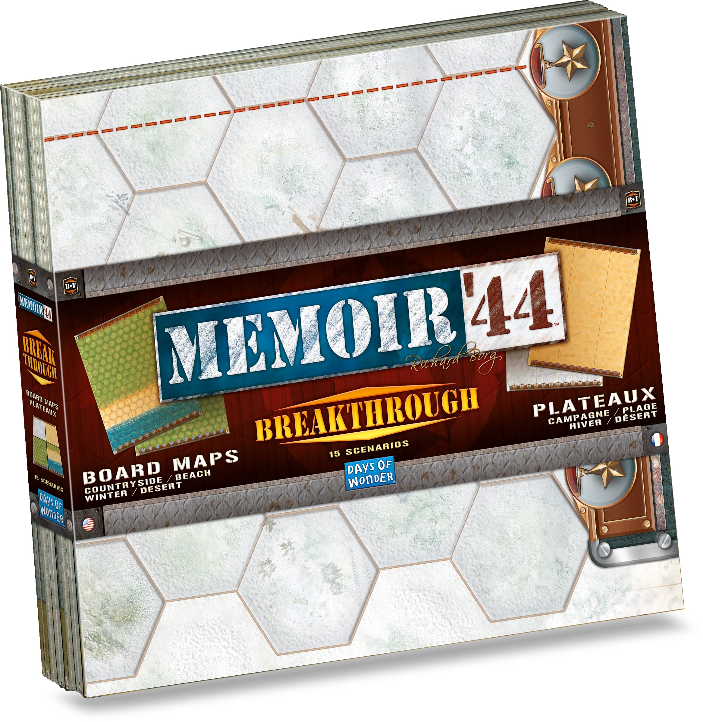 Days of Wonder , Memoir '44: Breakthrough Kit, Board Game, Ages 8+, 2 Players