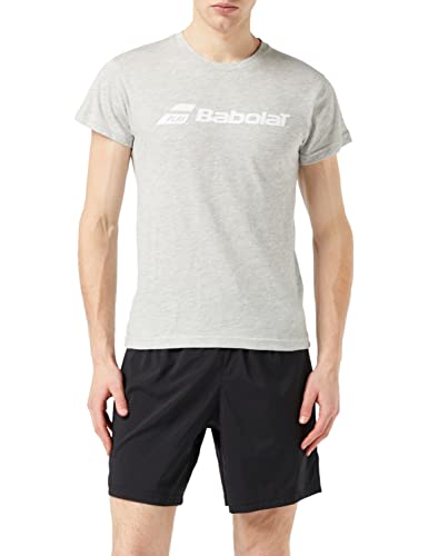 Babolat Herren Trainings-T-Shirt mit Rundhalsausschnitt, Herren, Heather, Medium