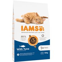 IAMS for Vitality Katzenfutter mit Thunfisch - Trockenfutter für ausgewachsene Katzen, 10 kg