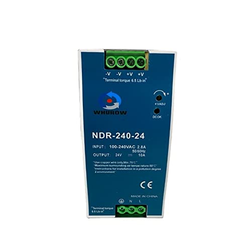 RIVNN NDR-240-24 24V 10A für Schaltschrank-Schaltnetzteil für Industrielle Steuerungsantriebe