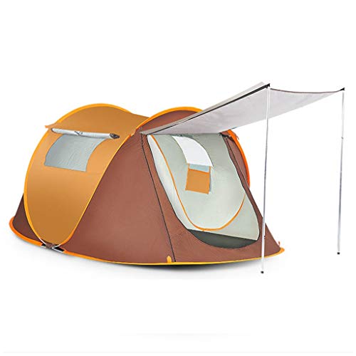 Zelt im Freien, automatisches Zwei-Schlafzimmer-EIN-Schlafzimmer-Doppel-Wild-Speed-Camping, dick, regenfest, einfache und schnell aufzustellende Zelte, Familienzelte, Bergwald-Rucksackzelte, Bea
