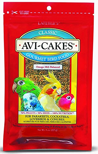 Avi-Cakes Lafeber Classic Gourment Bird Food 8 oz | Nutritious Foraging Fun