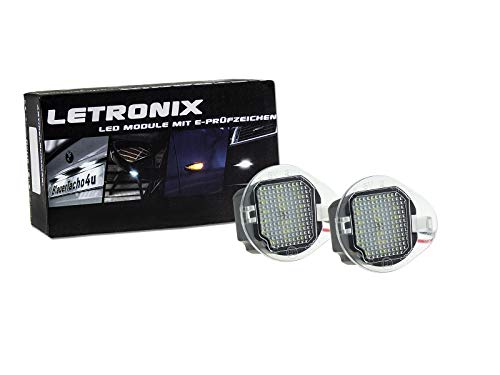 LETRONIX SMD LED Umfeldbeleuchtung Ausstiegsbeleuchtung Module Geeignet für/Kompatibel mit: Cherokee KL ab 2013 / Grand Cherokee WK2 ab 2010
