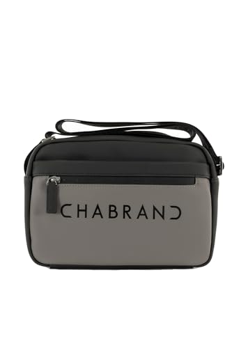 Chabrand Mini Tasche Reporter schwarz und grau – Touch BIS 17239109, Einheitsgröße, Grau / Schwarz, Einheitsgröße