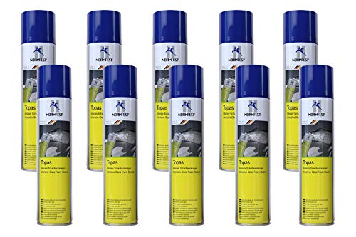 10x Normfest Intensiv - Scheibenreiniger Spray Topas gegen hartnäckige Verschmutzungen (Inhalt je 400 ml, 4000ml gesamt)