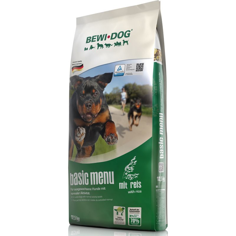 BEWI DOG Basic Menue [25 kg] Hundefutter | Trockenfutter für normal aktive Hunde | ohne Weizen & Soja | für erwachsene Hunde aller Rassen
