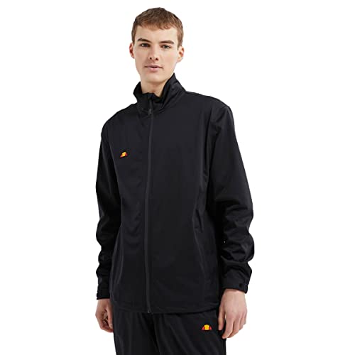 Ellesse Herren Karlia Nähte Verstellbare wasserdichte Golfjacke - Schwarz - L