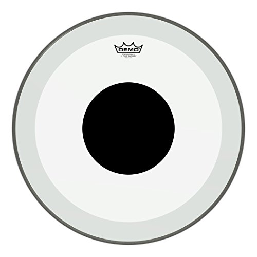 Powerstroke TPR P3 transparent schwarz dot Bass Scruggs - Top schwarz dot, 18 Powerstroke P3 Clear Black Dot Bass 20"