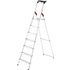 Hailo L60 StandardLine 8160-707 Aluminium Stufen-Stehleiter inkl. Werkzeugablage Arbeitshöhe (max.)