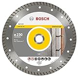 Bosch Accessories Professional Diamanttrennscheibe Standard for Universal Turbo (Stein, 230 x 22,23 x 2,5 x 10 mm, Zubehör Winkelschleifer)
