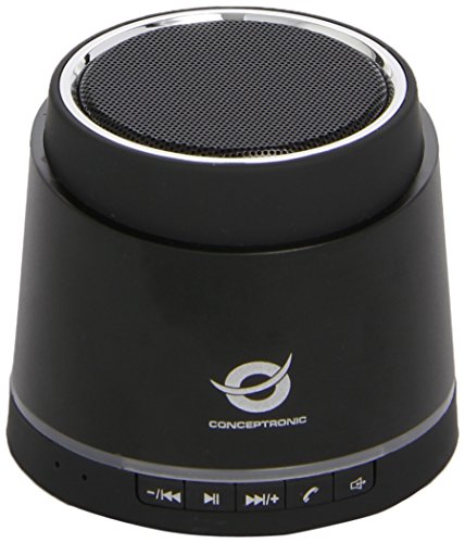 DIGITAL DATA 1208190 Conceptronic V3.0 Bluetooth Stereo-Lautsprecher mit Freisprechfunktion schwarz