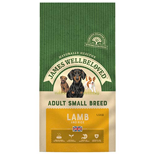 James Wellbeloved Erwachsene kleine Rassen Hund Lamm und Reis - Braun, 1.5 kg