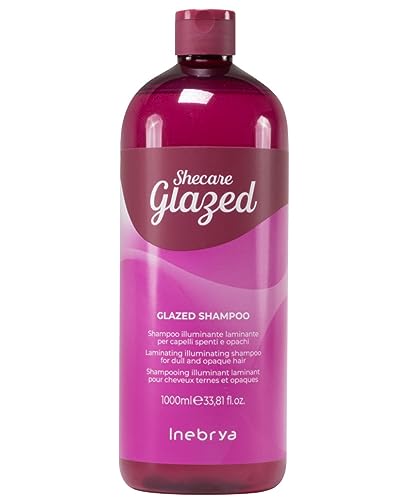 Inebrya Shecare Glazed Shampoo Illuminante Per Capelli Spenti e Opachi, 1000 ml