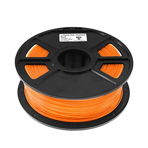 3D-Druckerfilament PLA-Filament 1,75 MM 1 Kg Spulendruckmaterial Vakuumunabhängige Verpackung, Geeignet Für 3D-Drucker Und 3D-Druckstift(Color:Orange)