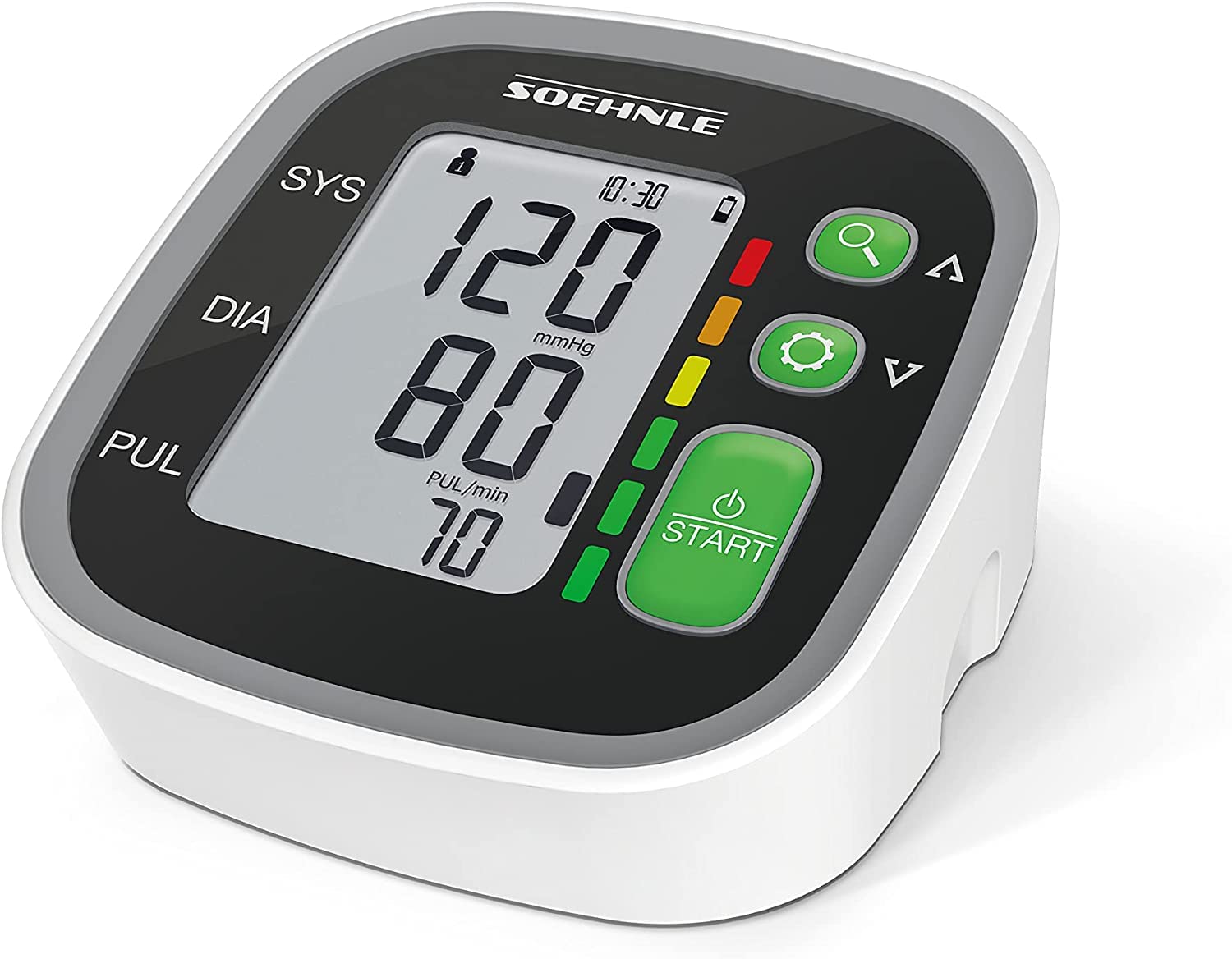 Soehnle Oberarm Blutdruckmessgerät Systo Monitor 300 mit vollautomatischer Messung, Blutdruckmesser mit Bewegungssensor, Blutdruck Messgerät, inkl. Batterien