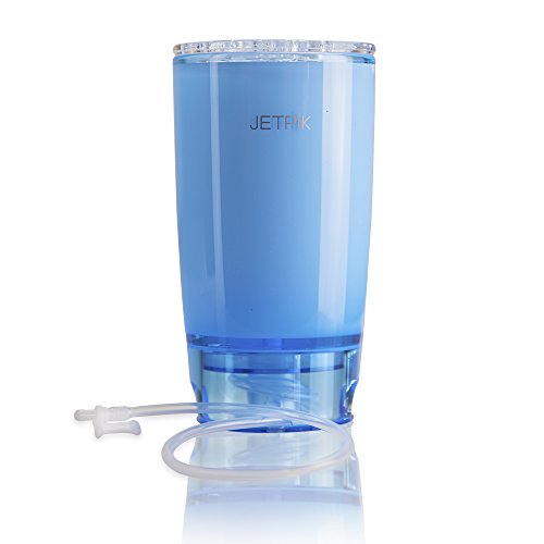 JETPIK JA05-110-01 Kombibecher mit Zubehörhalter und Wasserzuleitung, Blau