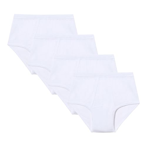 Abanderado Herren Lote X4 Braslips Abiertos De Algodón Unterkleid, Weiß (Blanco 001), Medium (Herstellergröße: 48) (4er Pack)